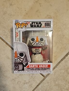 Funko Pop! Star Wars Darth Vader SNOWMAN with Orange Accents